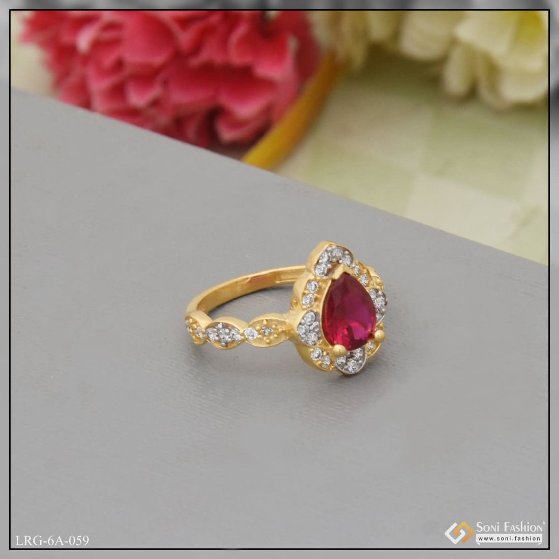 Floral Diamond Ring, Five Petal Design, 14k Solid Yellow Gold Wedding Ring,  Elegant Women's Ring, Birthday Gift, Daily Ring, Promise Ring - Etsy